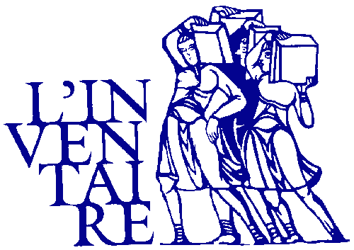 Logo der französischen Denkmäler-Inventarisation: "Les constructeurs de la tour de Babel"